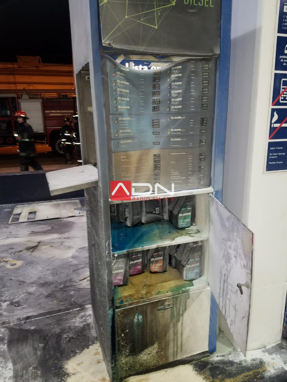 Intentó prender fuego la estación de servicio ubicada en bv Santa Fe de la ciudad de Rafaela