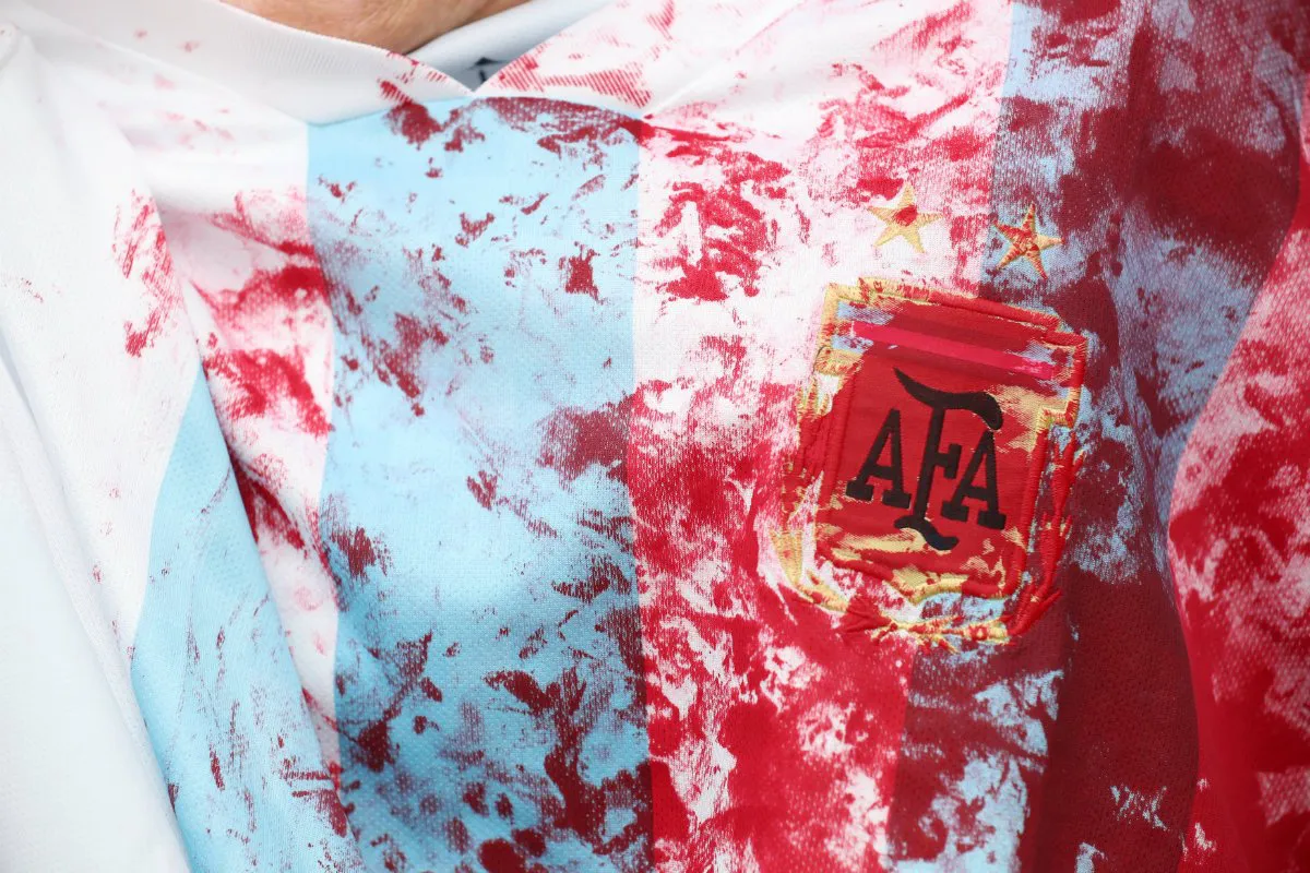 Camiseta argentina vs Israel