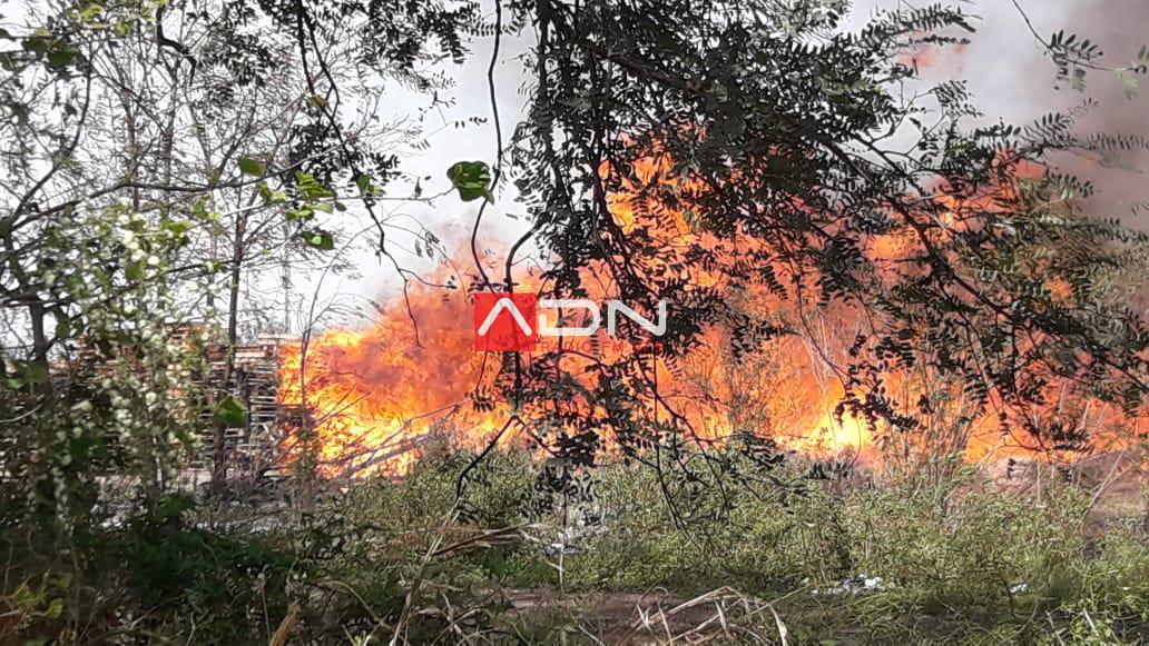 Nuevo incendio en el parque industrial - Fuego - Incendio - Bomberos