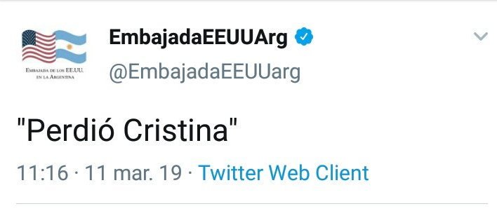 Cristina en redes