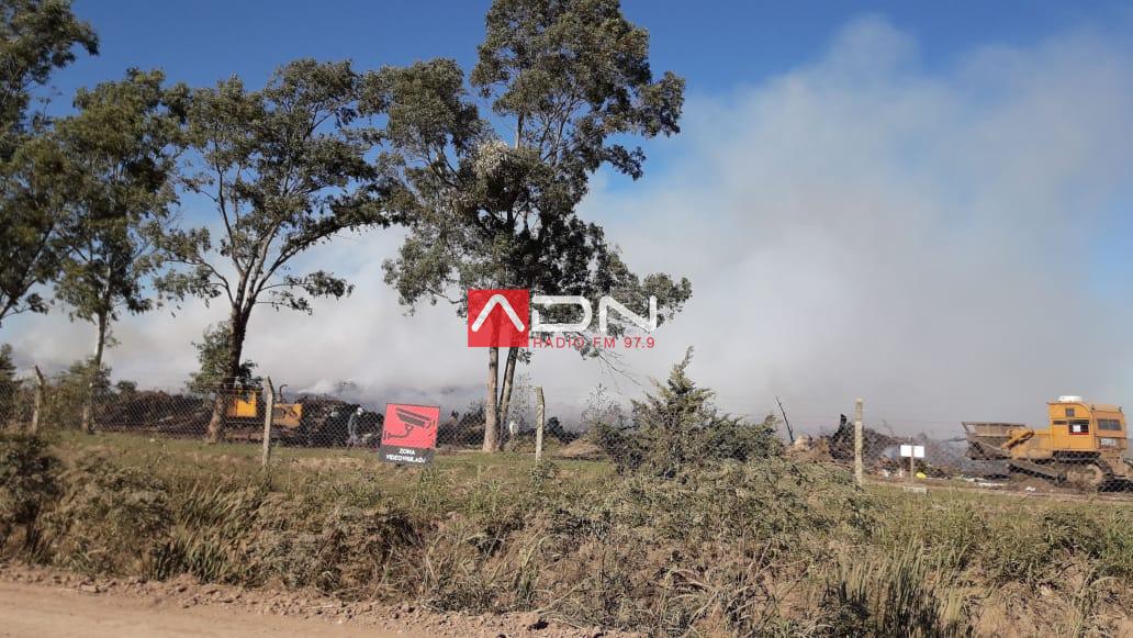 Incendio en el complejo ambiental