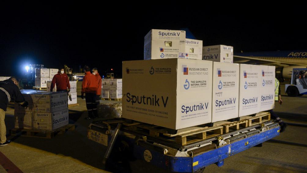 Llegada de Sputnik V