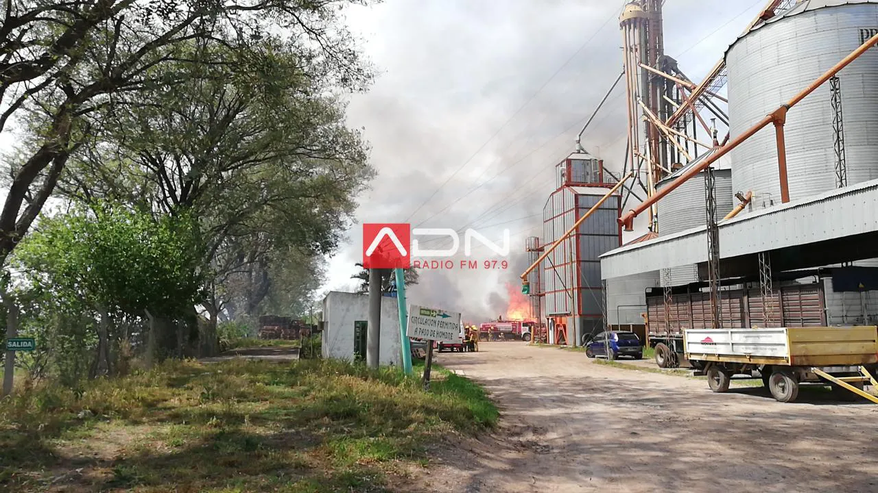Nuevo incendio en el parque industrial - Fuego - Incendio - Bomberos