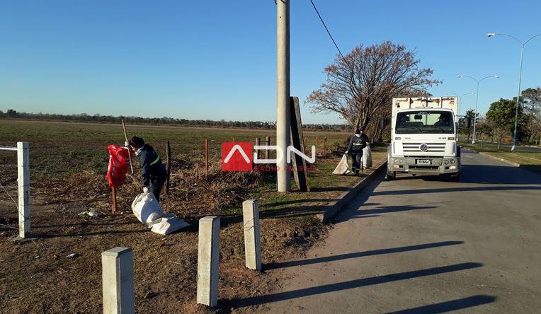 Limpieza de la carrera