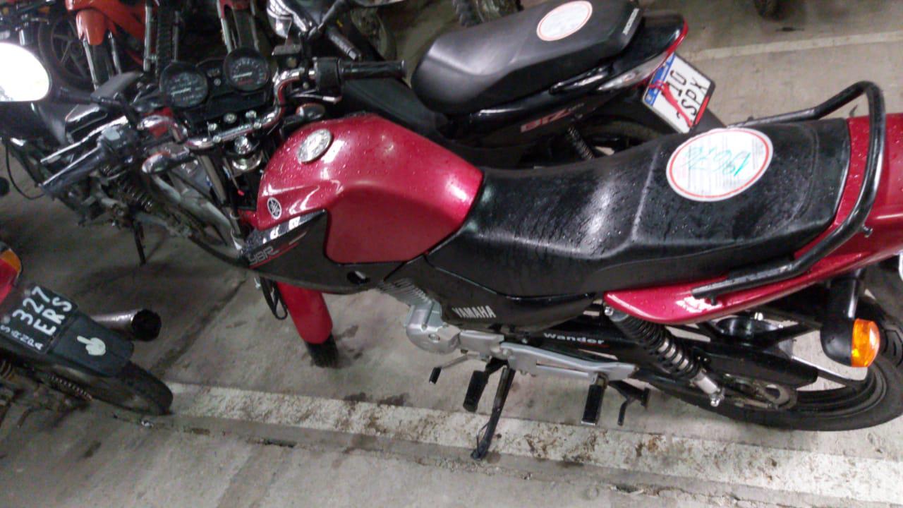 moto secuestrada