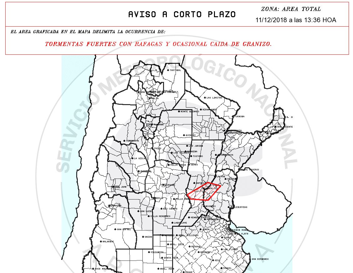 Alerta meteorológico