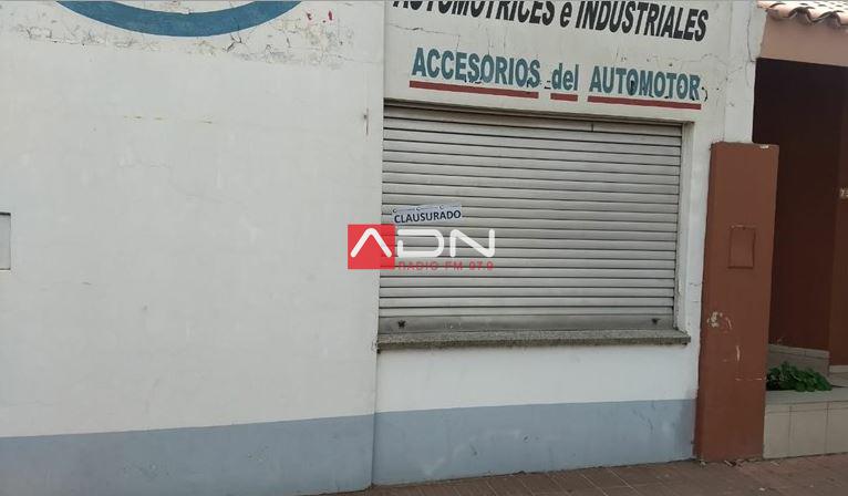 Clausura comercio Rafaelino