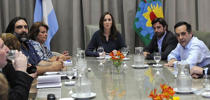 Vidal y gremios docentes