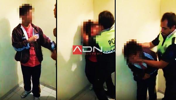 video-un-policia-golpea-el-cansancio-un-detenido