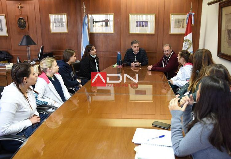 Alumnos de Fossano con intendente