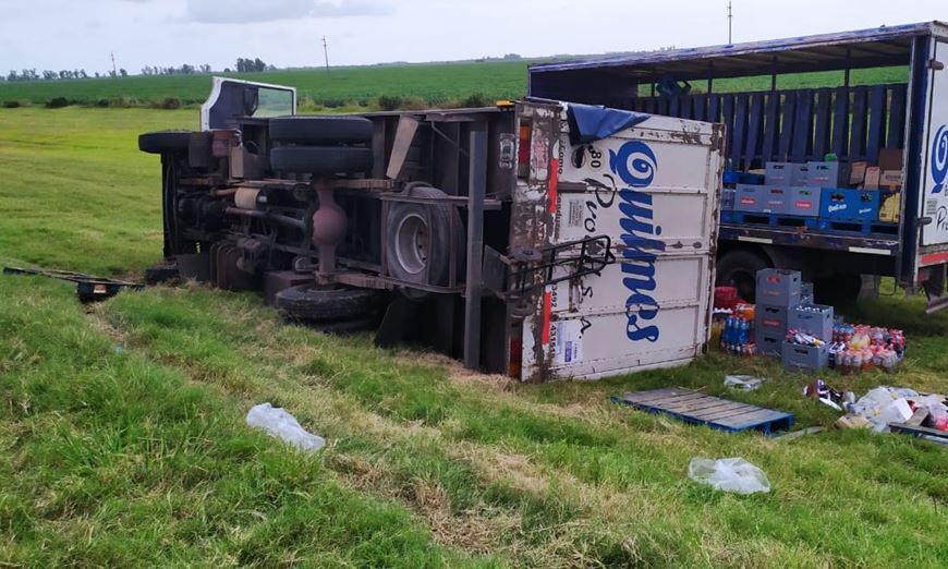 Vuelco camion