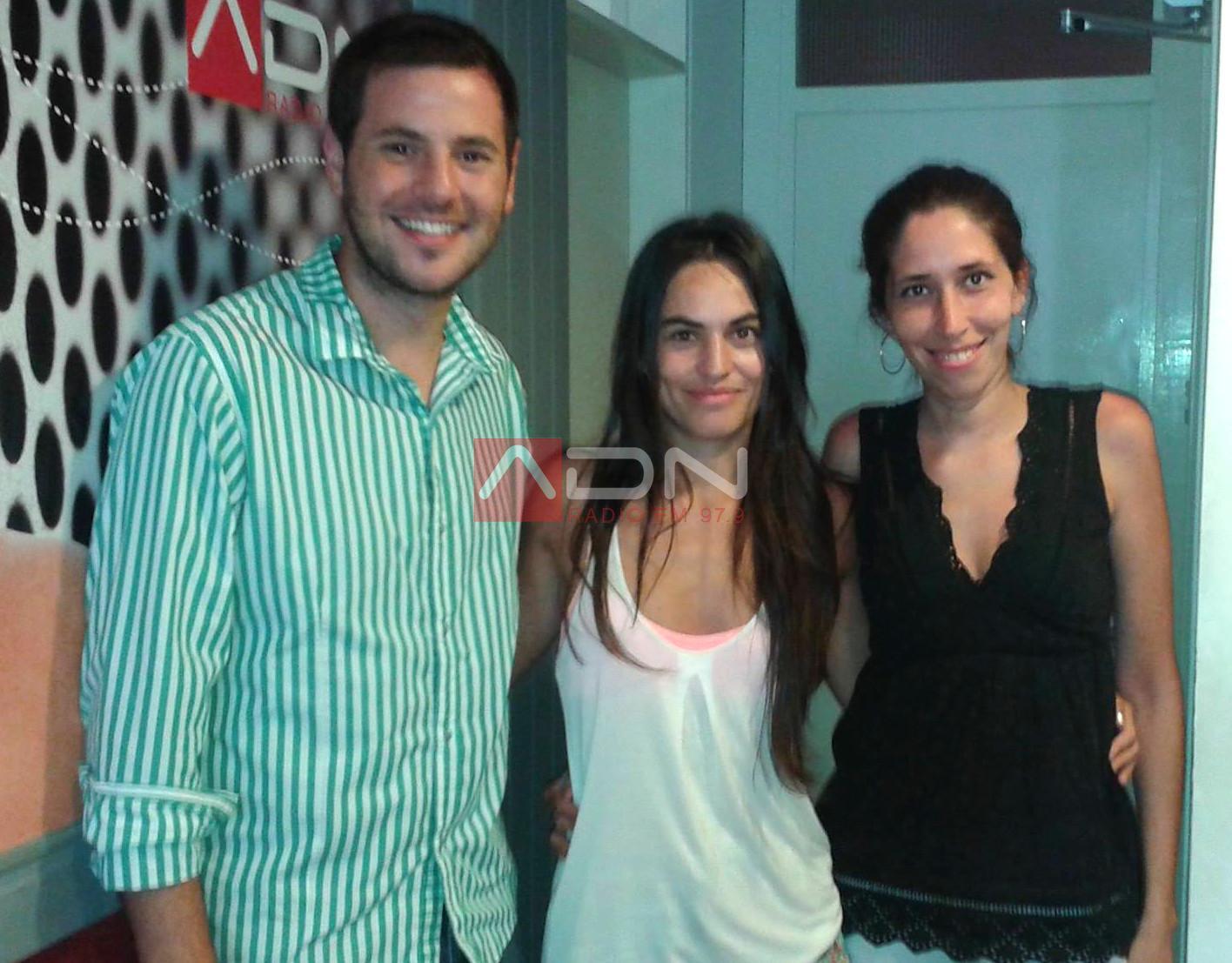 Margarita junto a Pablo Urso y Verónica Zbrun.