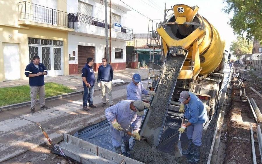 Obras de pavimentación