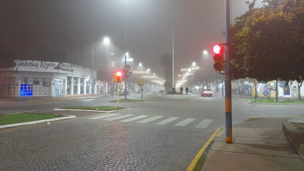Amanecer con niebla